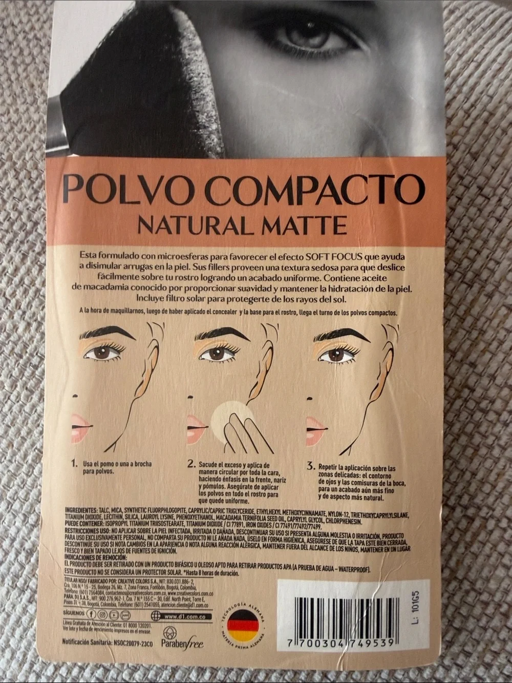 Natural Matte Compact Powder - Medium Beige